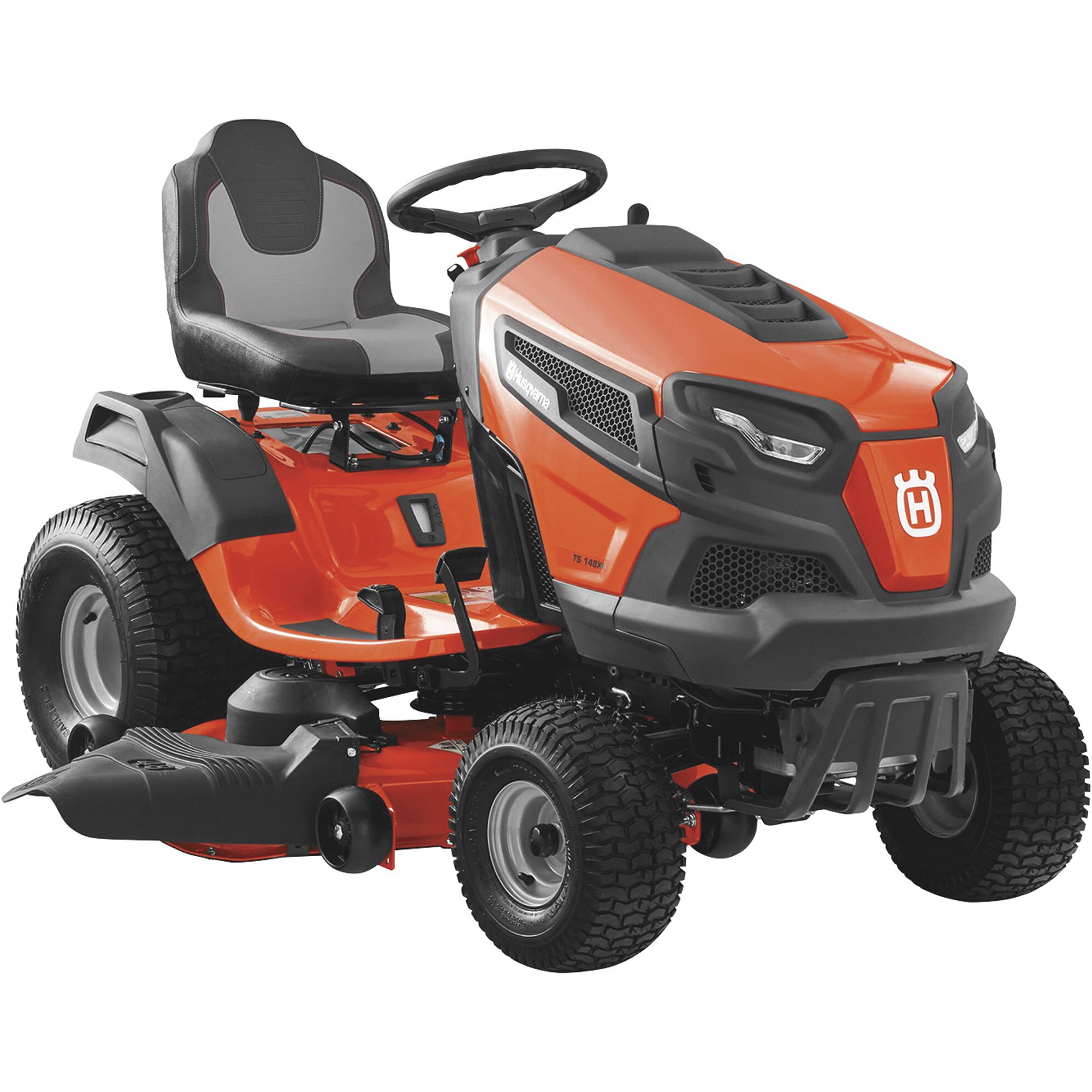 Husqvarna 100 Series Riding Lawn Mower, 24 HP Kohler Engine, 48in. Deck, Model# TS 148XK